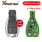 XHORSE VVDI BE Key Pro улучшенная версия plus для Benz Smart Key Shell 3 кнопки получить бесплатно VVDI MB BGA Токен 10 шт.лот