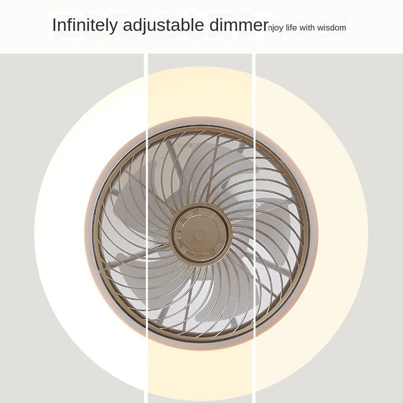 Умный потолочный вентилятор с дистанционным управлением выдвижной бесшумный