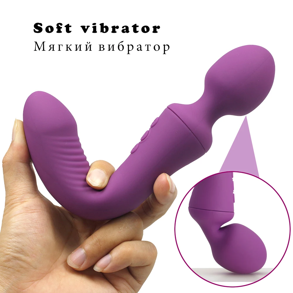 Мощная Волшебная палочка AV-мотор вибраторы для женщин двойной мотор массажер