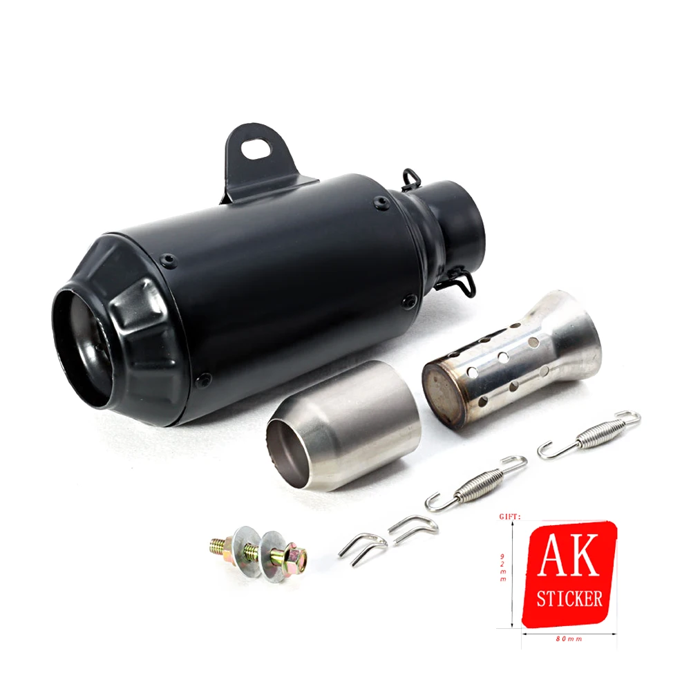 Universal 38 - 51MM Laser Scorpio Motorcycle Motocross Scooter Exhaust Pipe Muffler CBR250 CB250 VFR800 Z750 Z800 Z1000 FZ1 FZ6 |