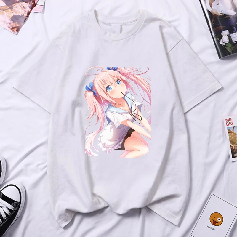 

Kawaii Milim Graphic Tee That Time I Got Reincarnated As A Slime Japan Manga T-shirts 2021 Summer Short Sleeve Shirts and Blouse
