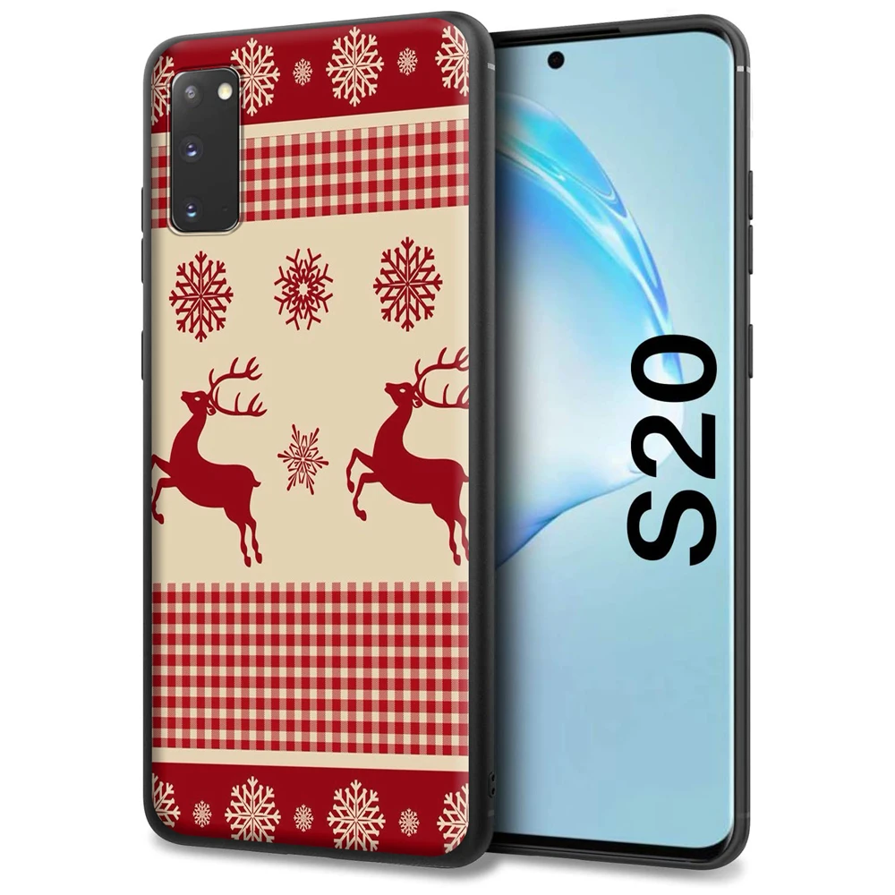 Christmas Tree Santa Claus Reindeer Case for Samsung Galaxy Note 20 10 9 8 S20 Fe S10 S10E S9 S8 Plus Ultra Lite S7 Edge | Мобильные