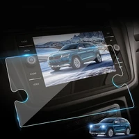 8 inch tempered glass car navigation screen protector lcd touch display film protector for tiguan atlas 2018 2019 car supplies