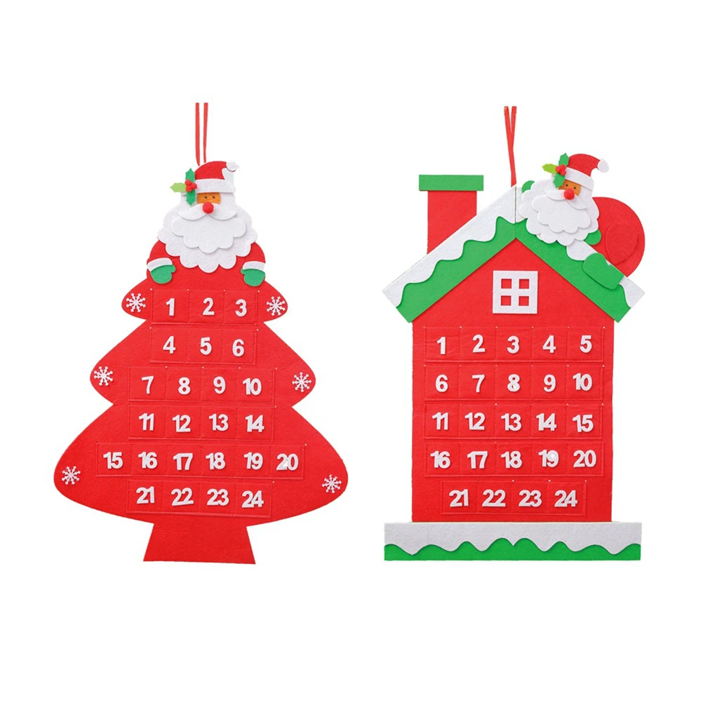 Рождественский календарь подвесные украшения на елку Новогодний Декор для дома