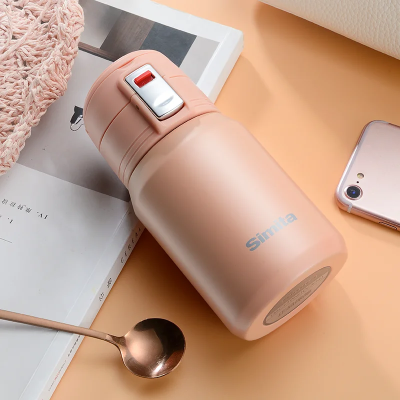 Вакуумная фляжка SIMITA Модный Красочный термос бутылка для воды портативная Милая