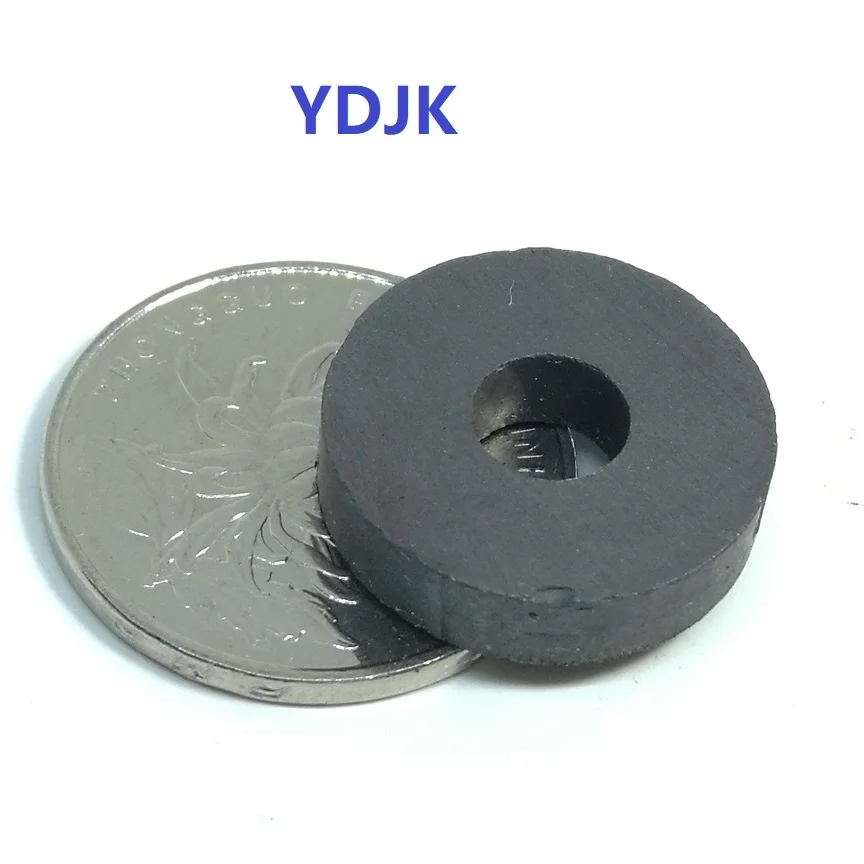 10 шт./лот Кольцо Ферритовый магнит 21*5 отверстие 7 черный круглый динамик Y30 21X5 с