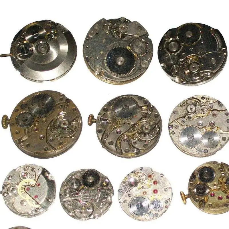 

Scrapped Watch Mechanical Movement For DIY Watch Assembly Watch Accessory Exercises Clock Part