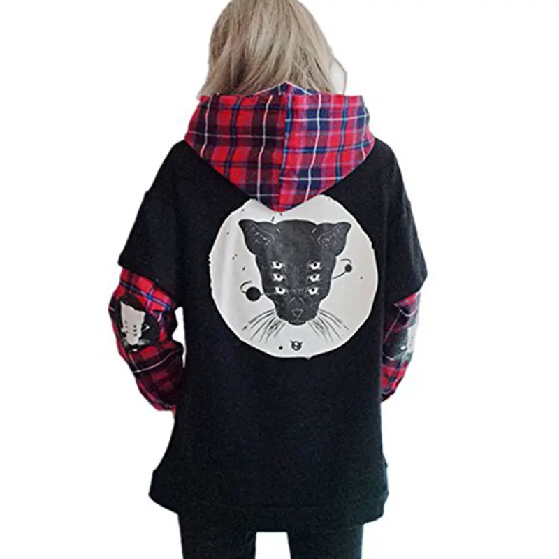 Женская симпатичная японская одежда пуловер с длинными рукавами и фальш