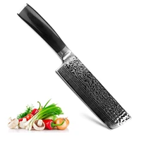 7 inch high carbon stainless steel cleaver knife chopper knifes kitchen restaurant comfotable wood handle multipurpose knife