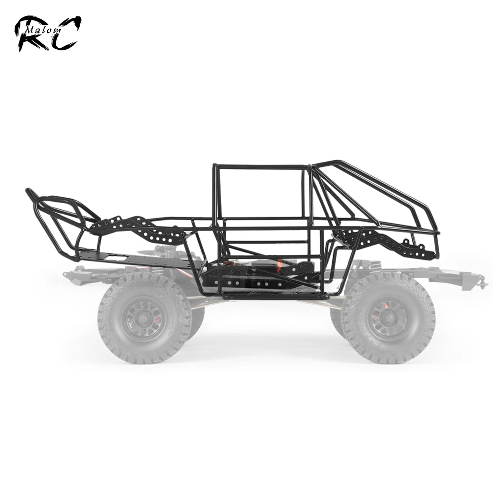 Металлический корпус в рулоне клетка сборе полная труба рама шасси для 1/10 RC Рок