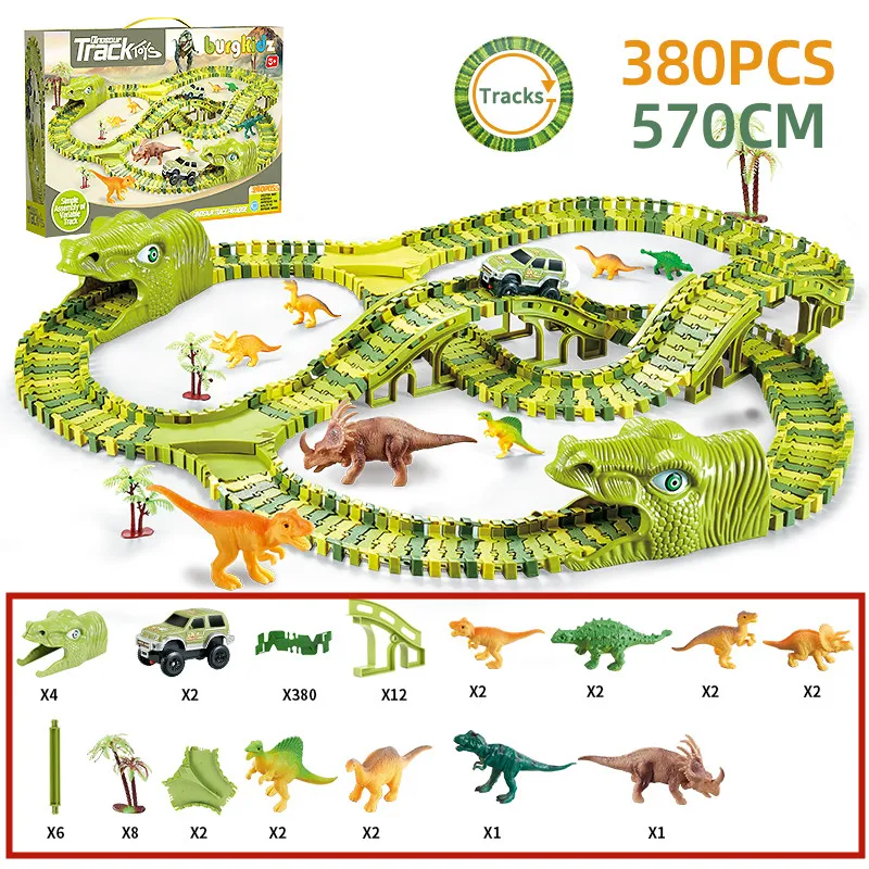 Железная дорога динозавра Юрского периода популярные игрушечные автомобили