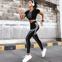 kezrea sports set summer suit yoga sets clothes for women gym sportswear outfit fitness suits athletics clothes woman