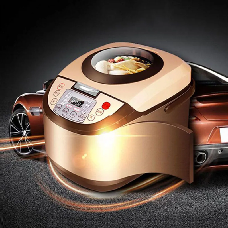 

Домашняя умная рисоварка 900 Вт, 5 л, многофункциональная каша, суп, рисоварка, коричневая рисоварка