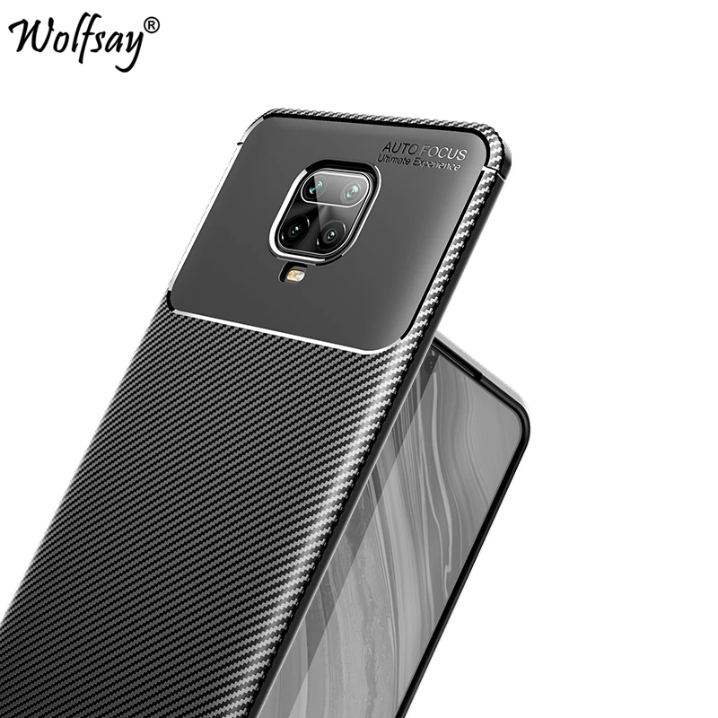 

Чехол для Xiaomi Poco M2 Pro, бампер из ТПУ, силиконовый тонкий чехол из углеродного волокна для Xiaomi Poco M2 Pro, чехол для телефона Xiaomi Poco M2 Pro