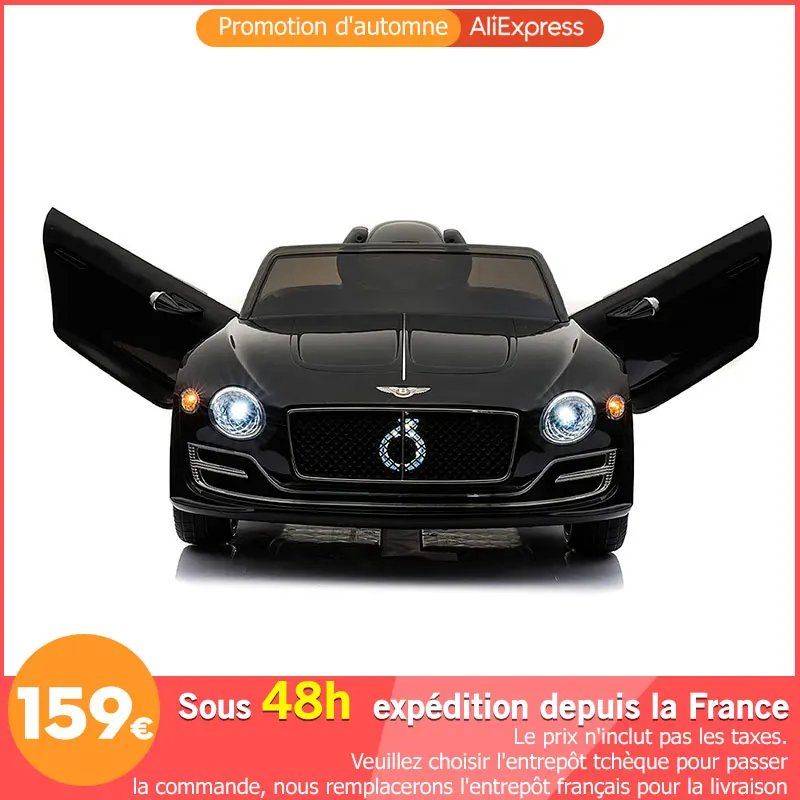 

Electric Car for Children Baby Car Kids Cars 12V Ride on Toy Car for Bentley with LED Lights Music Christmas Gift for Kids