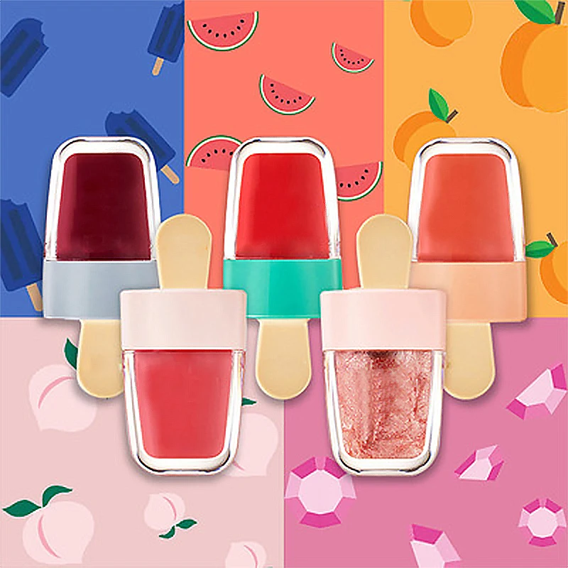 8ML ABS губ. глазури трубка милое платье снежной крем блеск для губ губной помады