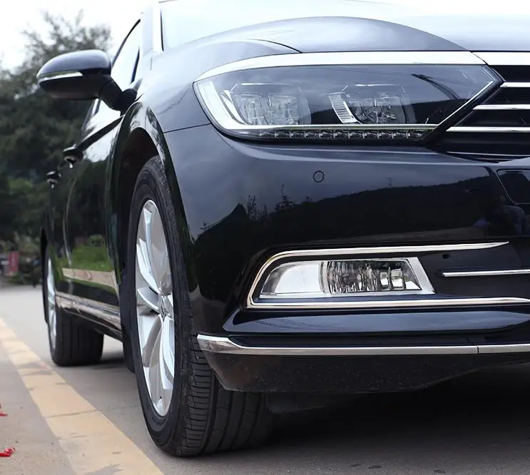 Подходит для 2017 2018 новый passat b8 передние противотуманные фары светильник полоска