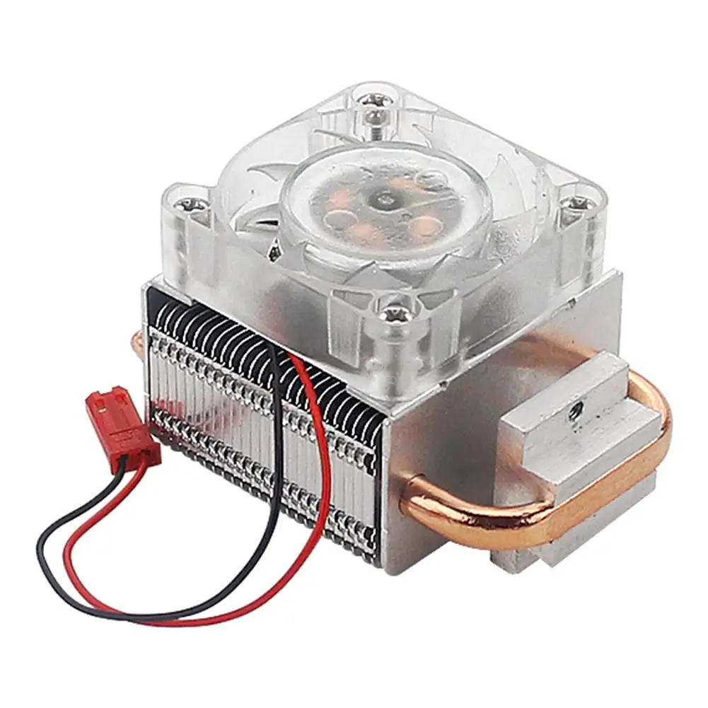 Вентилятор для охлаждения процессора Raspberry Pi 40 мм цветной светодиодный медный