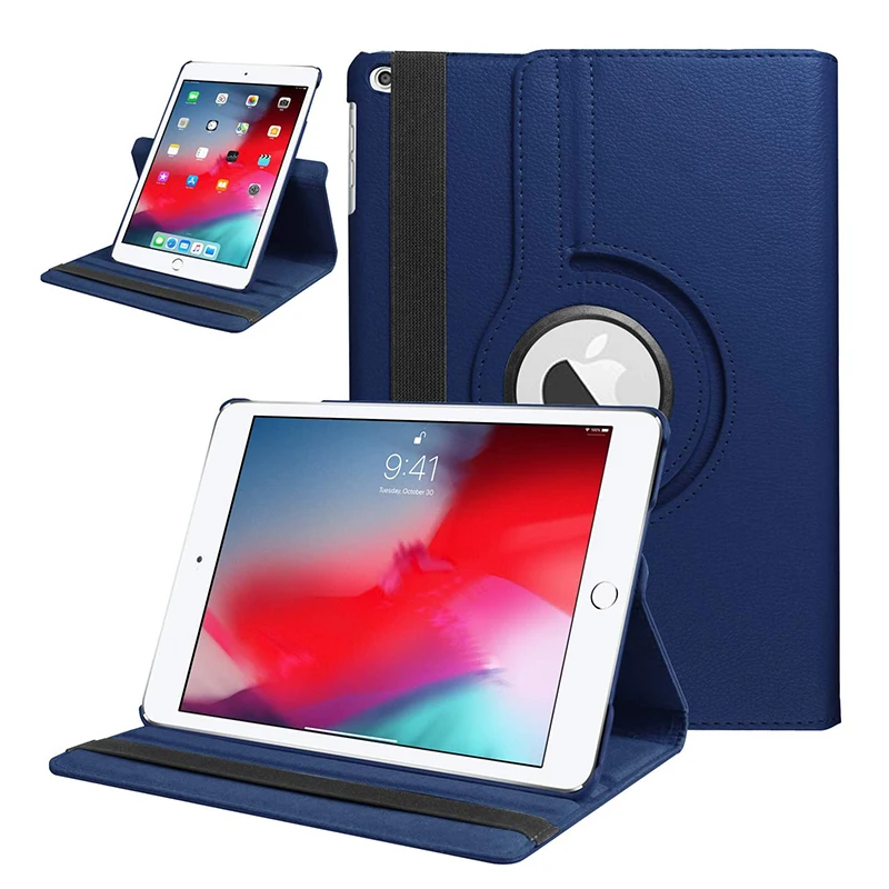Для iPad 7th Gen 10 2 дюймов 2019 крышка 360 вращающийся стенд кожаный чехол для A2200 A2198 A2197