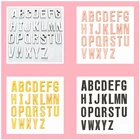 1 шт., женский браслет с алфавитом, 30 мм