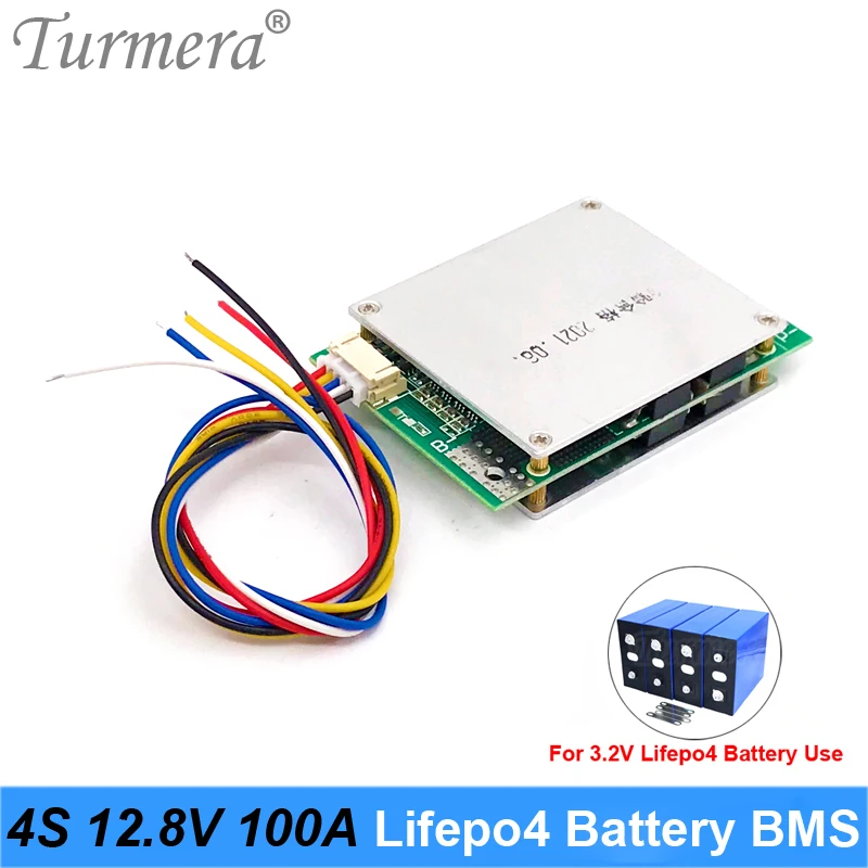

Балансировочная плата Turmera 4S, 12,8 В, 3,2 А, для батарей Lifepo4, BMS, балансировочная плата для батарей Lifepo4 в, а · ч, А · ч, 310а