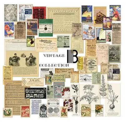 Старая газета кардсток высечки для скрапбукинга счастливый планировщик