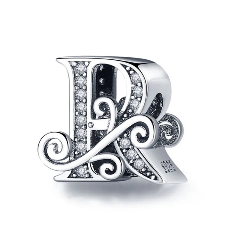 Новые бусины-шармы в виде букв алфавита подходят для оригинальных шармов Pandora