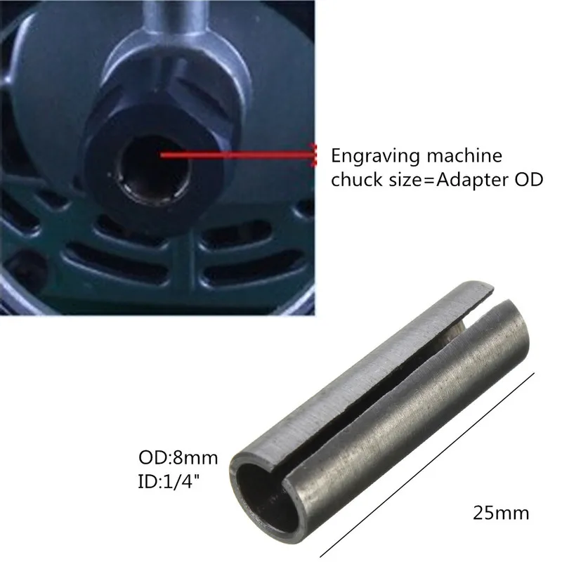 8 мм 6 резьба ножи конвертер патрон фрезерный станок инструмент адаптер для