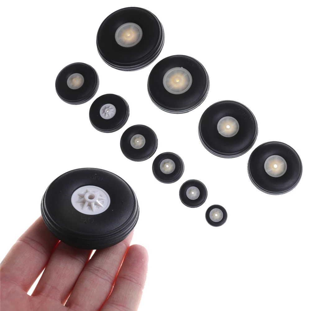 

Шт. Хвостовое колесо, резиновый ПУ пластиковый хаб 1 "-3,5" дюйм для радиоуправляемого автомобиля, запасные части, черный, белый цвет, оптовая п...