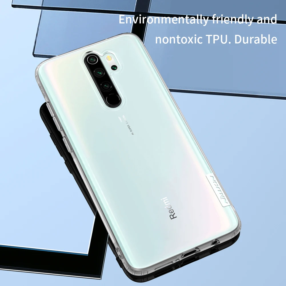 Чехол Nillkin для Xiaomi Redmi Note 8T 8 7 Pro, Мягкий ТПУ силиконовый прозрачный чехол на заднюю панель для телефона Redmi Note8 Note7 Pro