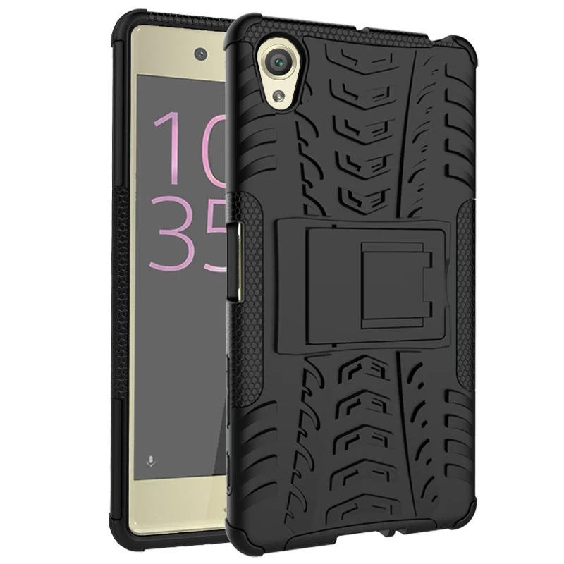 Для sony Xperia Z5 Z2 Z3 Z4 XA Mini Compact Premium TPU & PC подставка держатель бампер чехол для телефона