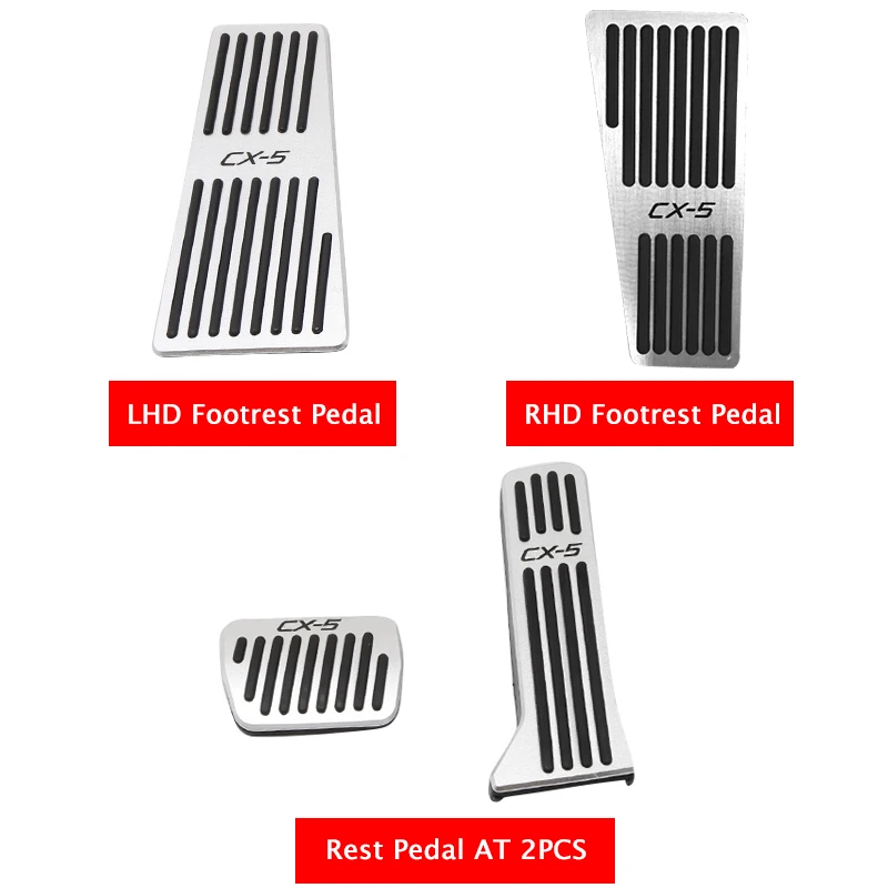 Для Mazda CX-5 CX5 CX 5 KE KF 2012-2017 2018 2019 2020 2021 2022 2023 2024 автомобильные накладки на педали