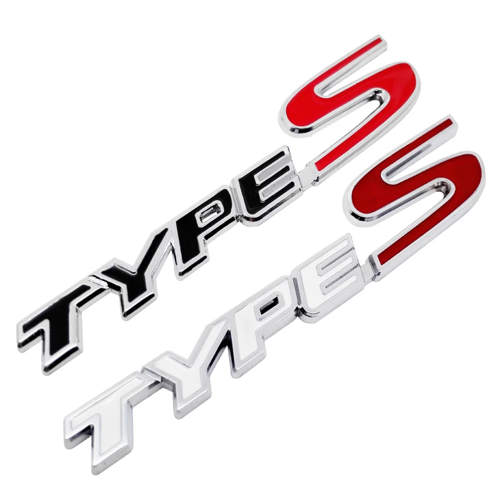Стайлинг автомобиля для типа S TYPE R логотип металлические наклейки авто значок