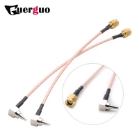 crc9 male right angle to rp sma male plug pigtail cable 3g wireless modem adapter rg316 153050100cm 100pcs