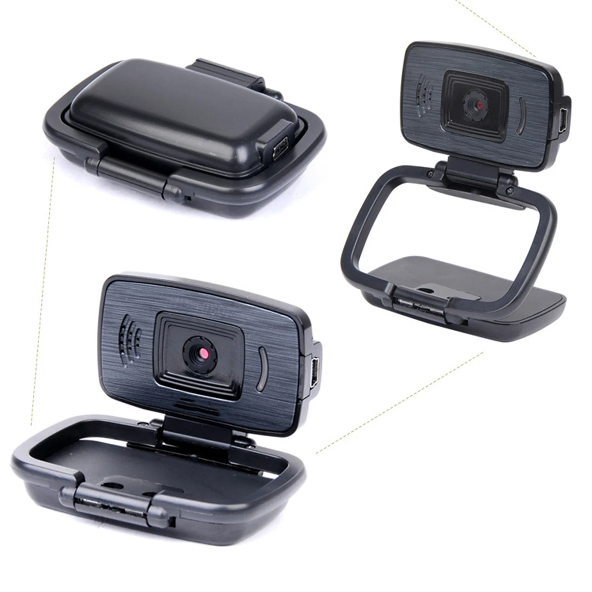 

720P HD USB 2.0 Computer Webcam With Mic 360 Rotation Desktop Laptop Driver-Free Web Camera For Win XP Win7/8/10 Live Streaming