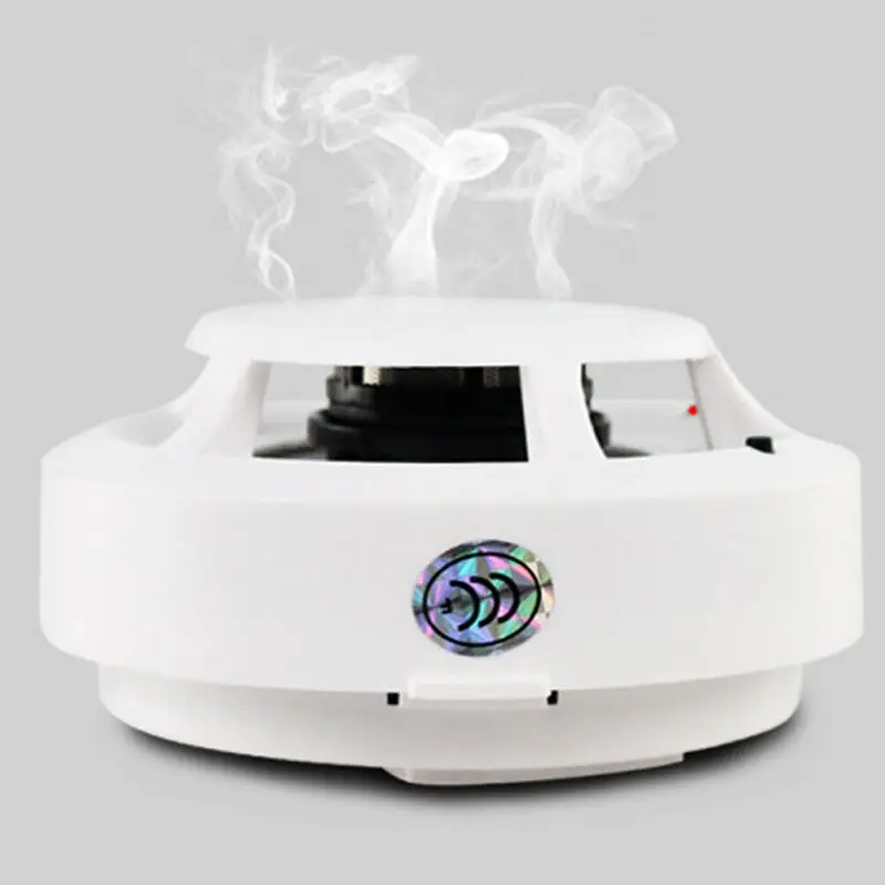 Горячая Распродажа дымовая сигнализация на батарейках датчик пожарной