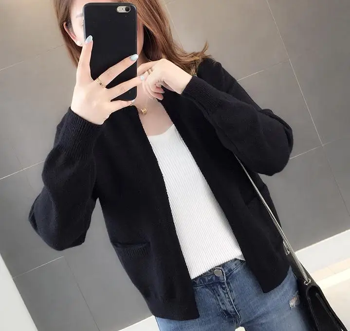 

2021 spring and autumn with New style fashion Long sleeve Women's Sweater coat