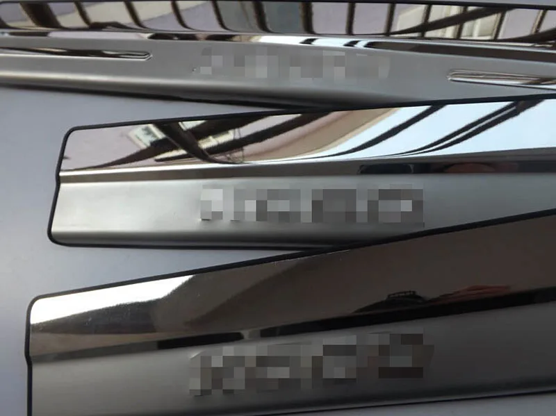 Для Volvo XC60 2012 автомобильные накладки из нержавеющей стали, накладки на пороги, приветственные наклейки на педали, аксессуары для стайлинга автомобилей, 4 шт
