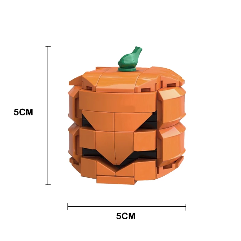 MOC Christmas Halloween Building Blocks DIY Happy Pumpkin Wreath Decoration Creative Gifts Toys For Children | Игрушки и хобби