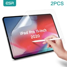 ESR 2Pcs Screen Protector for iPad Pro 2020 11 12.9 inch Paper Feel Writable Film HD Anti Blue-ray Painting Films for iPad Pro
