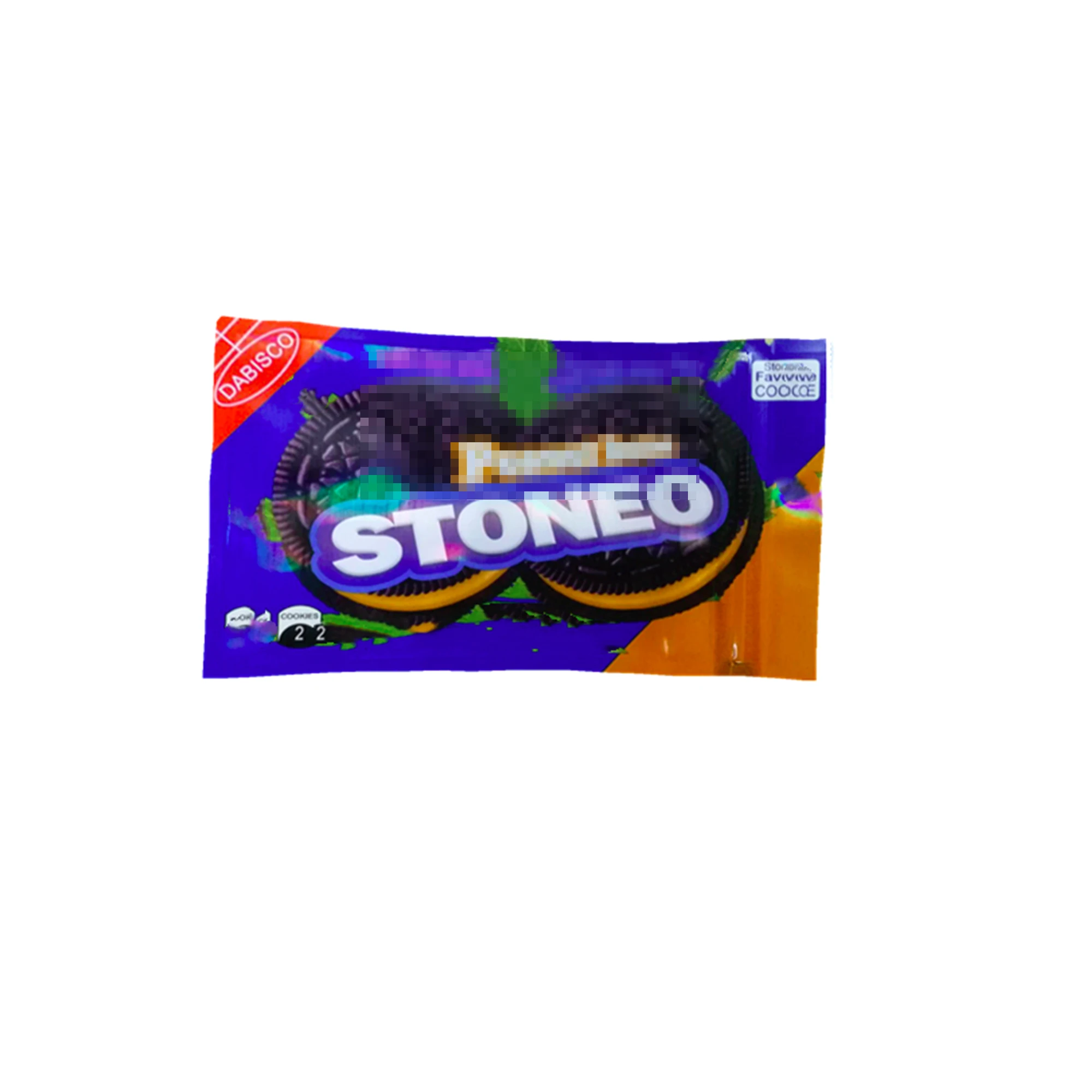 New Stoneo Peanut butter Chocolate Double Stuff Mylar Bag with Resealable Zipper