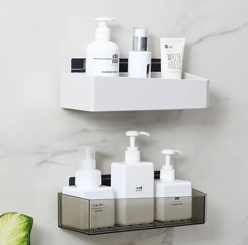 

Настенная Корзина для душа, полка для ванной комнаты, держатель без дрели, кухонные инструменты, органайзер для хранения, полка для шампуня