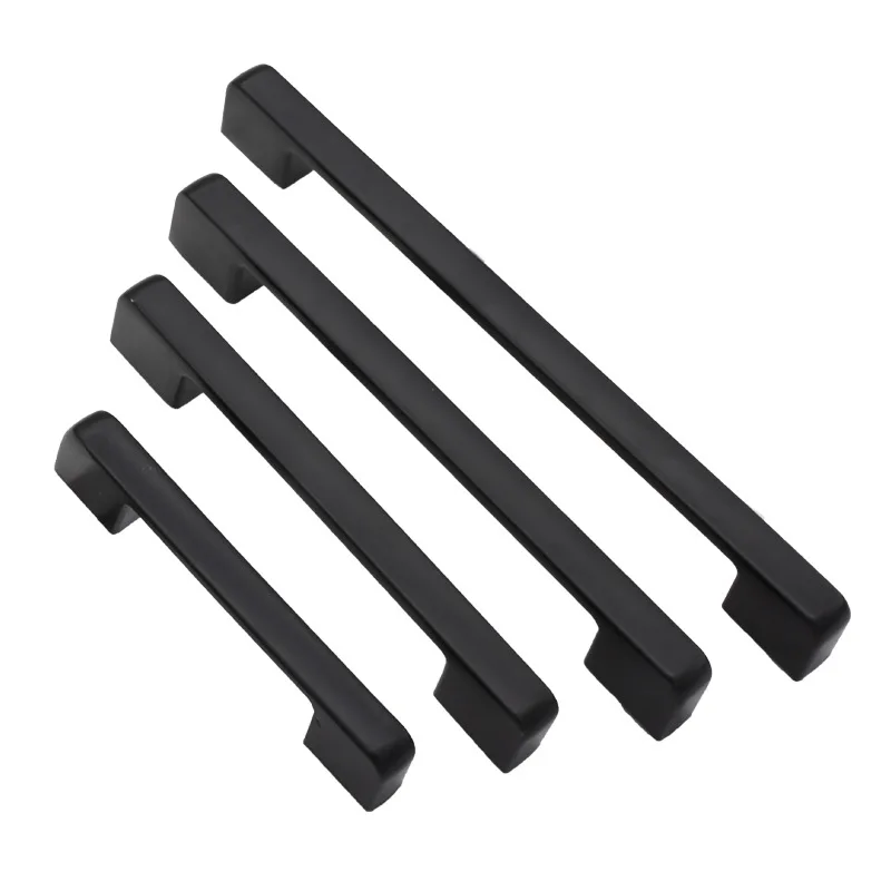 

Furniture Cabinet Handles Kitchen Door Handles Desk Drawer Knobs Aluminum Alloy Wardrobe Door Handles Brushed Modern Style