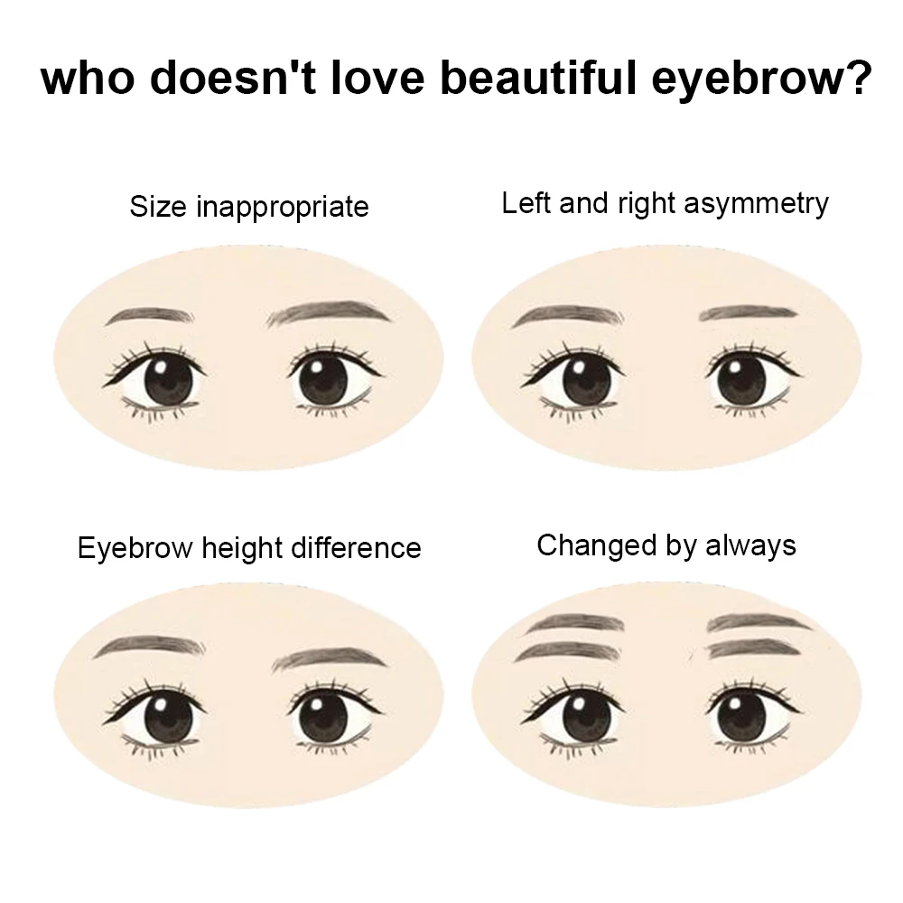 50 шт. одноразовый трафарет для бровей макияж микроблейдинг мерная деталь