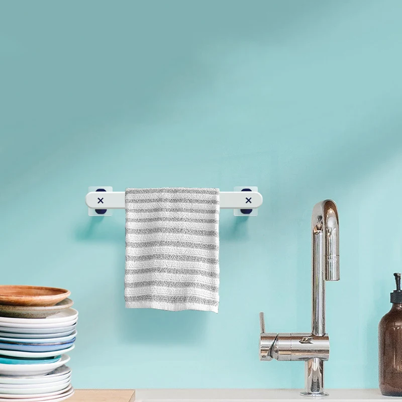 

Towel rack toilet hanging free punching door behind the toilet rack, multifunctional wall drain slippers rack