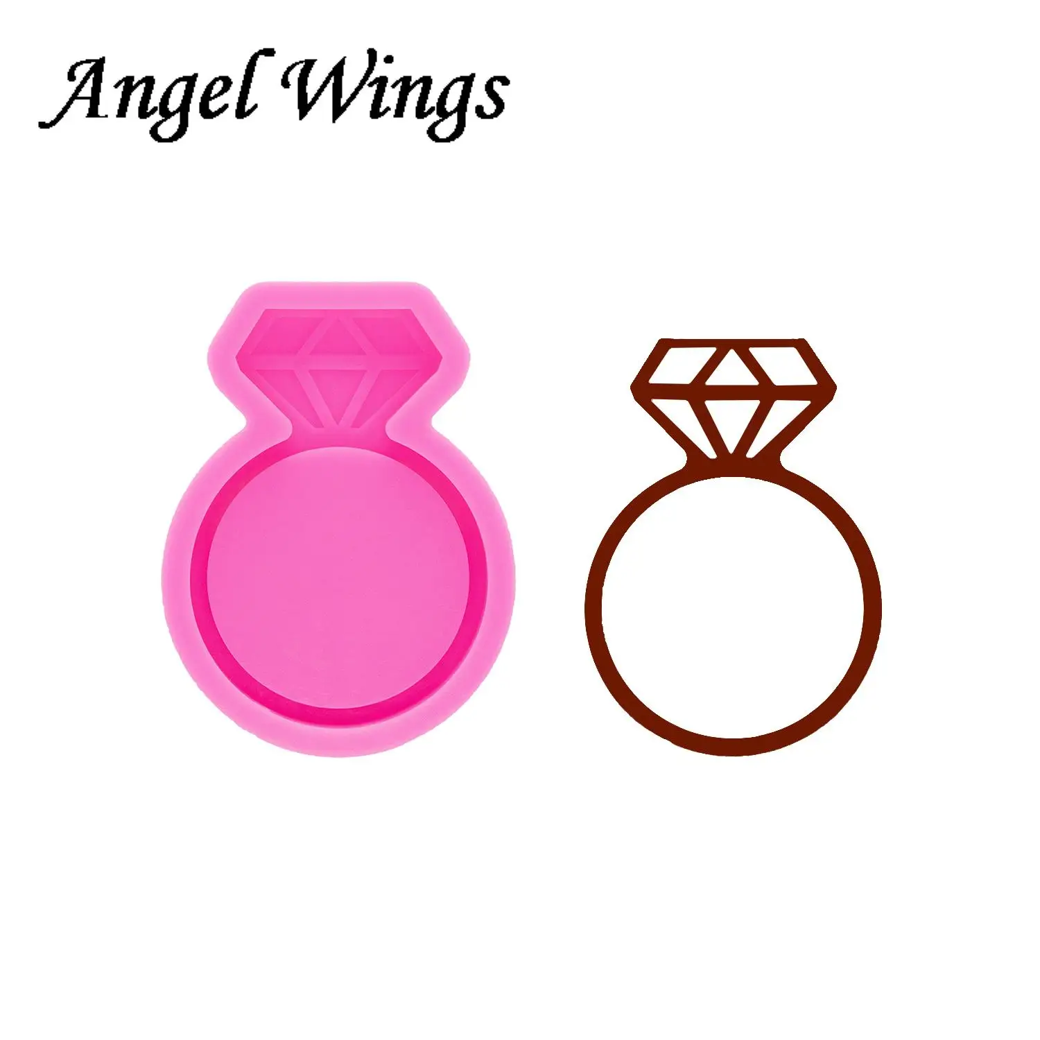 Кольцевые силиконовые формы квадратные/круглые шейкеры для рукоделия с