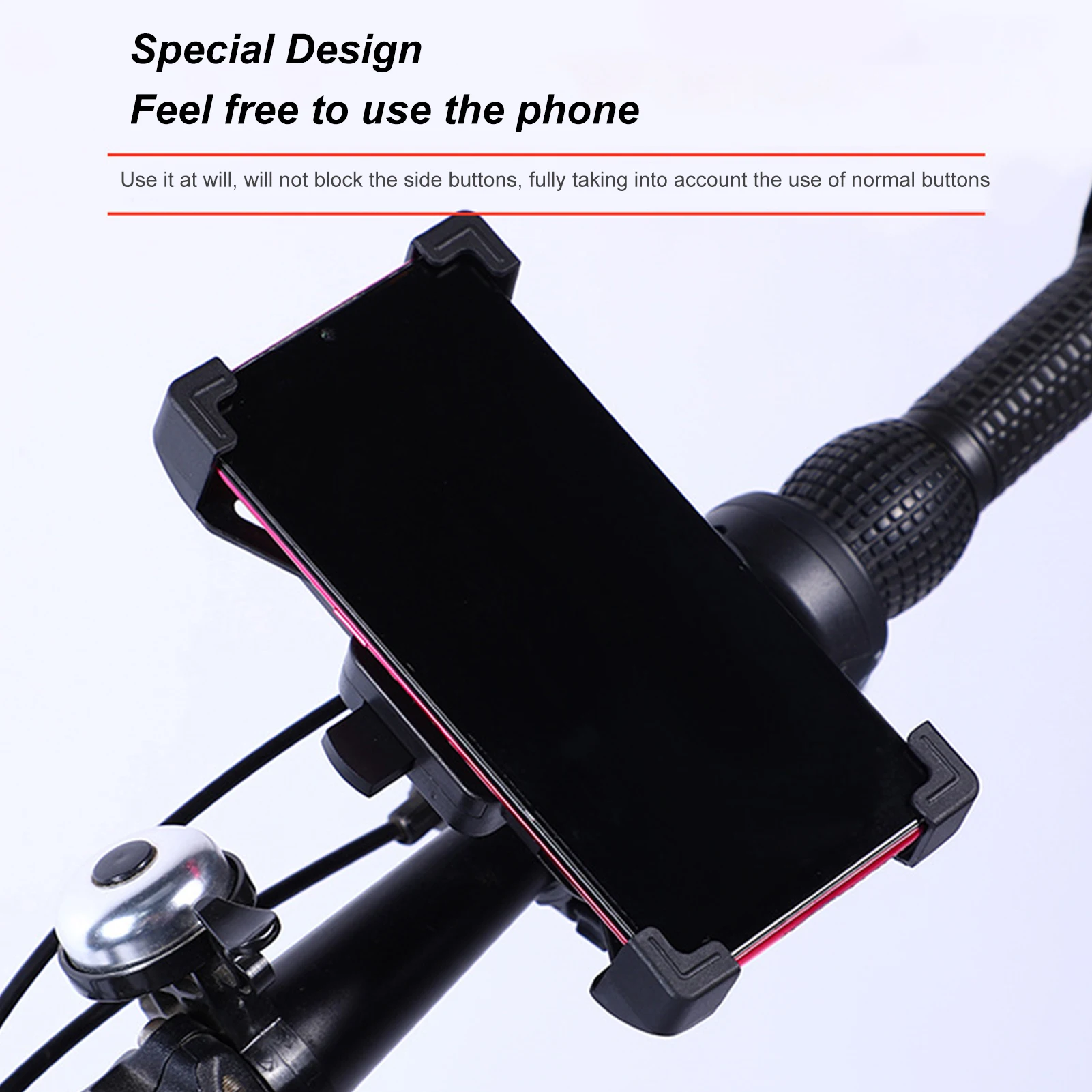 

Motocycle Bicycle Mobile Phone holder for 3.5-6.5" iPhone Samsun g Xiaomi Huawe Cell Phone Mobile Bike Handlebar Bracket Holder