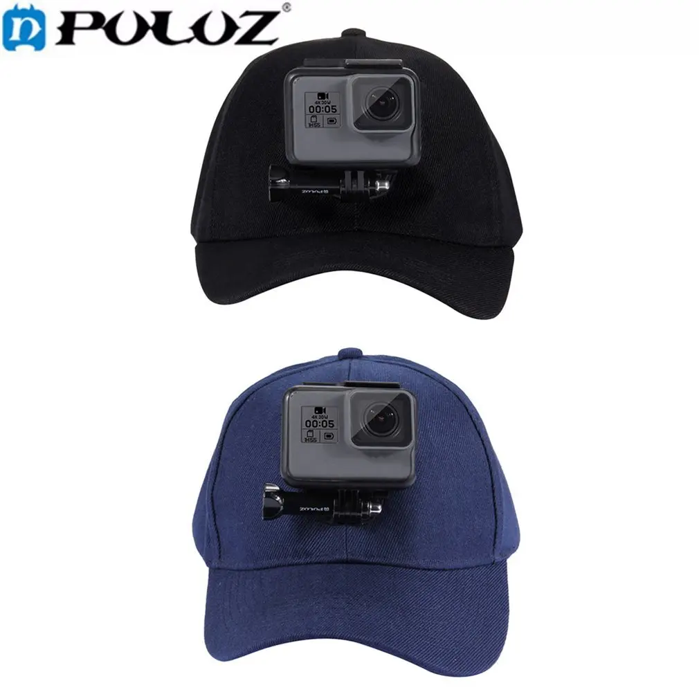 PULUZ для Go Pro Аксессуары бейсболка кепка регулируемая с J Hook Пряжка Крепление Винт
