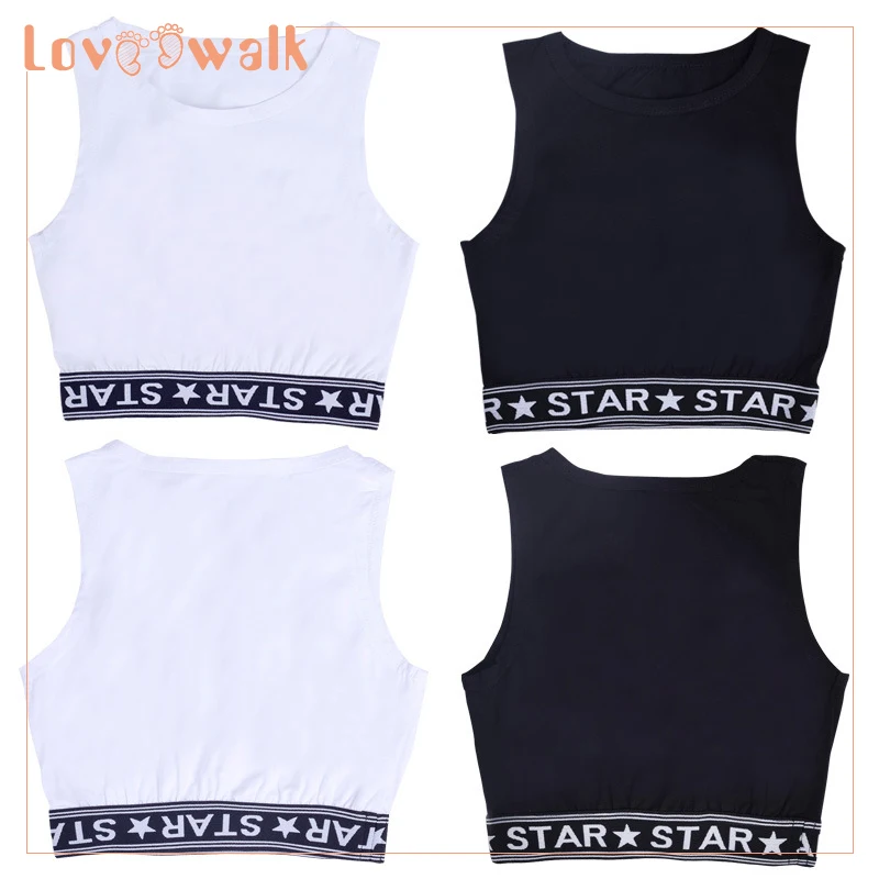 Детская футболка жилет без рукавов танцевальная одежда со звездами в стиле хип
