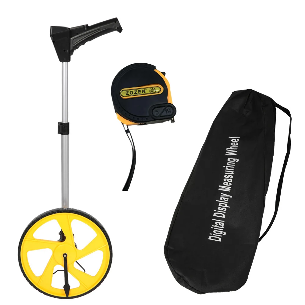 

Digital Distance Measuring Wheel Measure Surveyors Builders Road Land